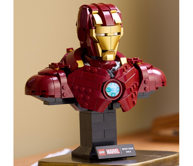 LEGO Marvel Super Heroes 76327 Popiersie Iron Mana MK4 - 1331663 - zdjęcie 10